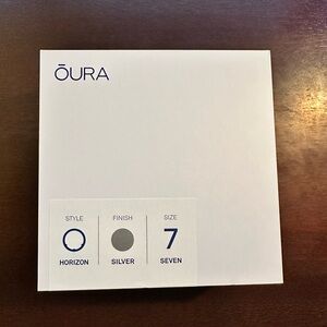 Oura Ring Gen 3 - Horizon, silver, size 7